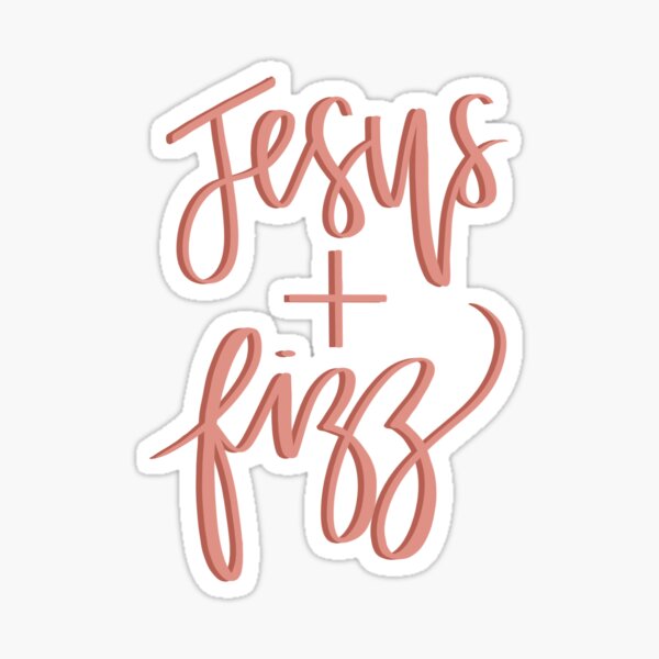 Jesus and Fizz Sticker