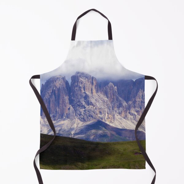 Item preview, Cloudy Mountain Peaks Alpine Landscape designed and sold by Anna Lemos.