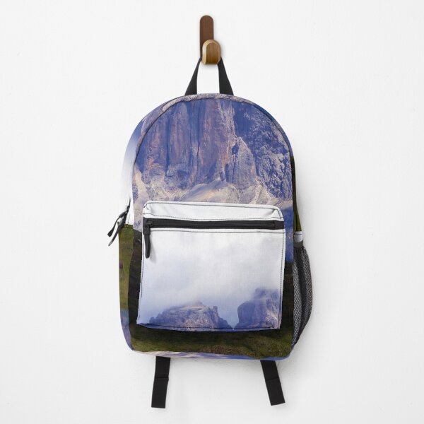Item preview, Cloudy Mountain Peaks Alpine Landscape designed and sold by Anna Lemos.