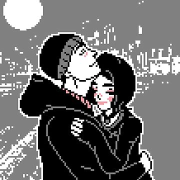 Richard Novak - Doomer / Wojak Couple in Pixel Art