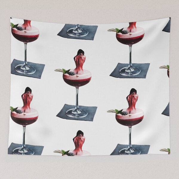 Item preview, Red Devil Cocktail Girl - Cruise Mode On designed and sold by KeepMoving.
