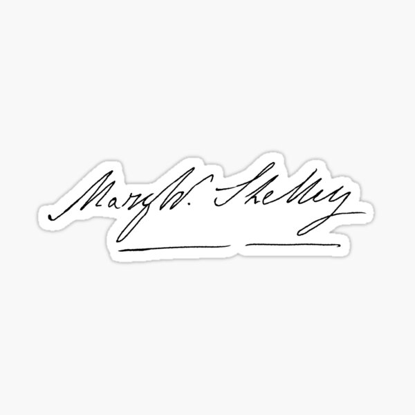 Item preview, Mary Shelley Signature designed and sold by rosegardenart.