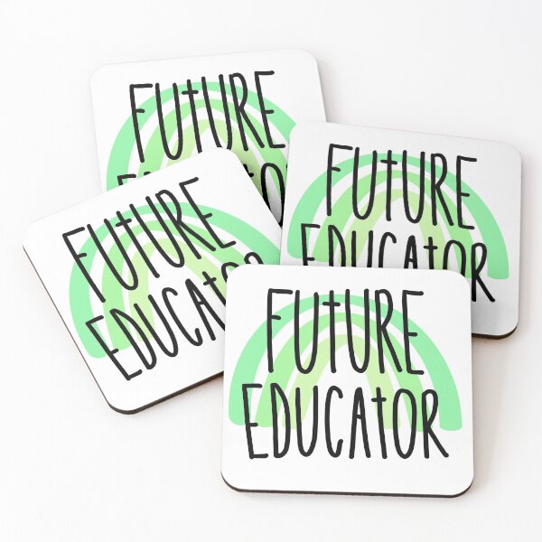 Item preview, Green Themed Rainbow Future Educator designed and sold by aliciawilson.