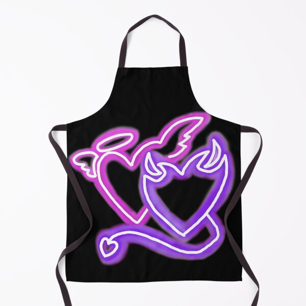 Item preview, Devil and Angel Neon Hearts designed and sold by greys-red12.