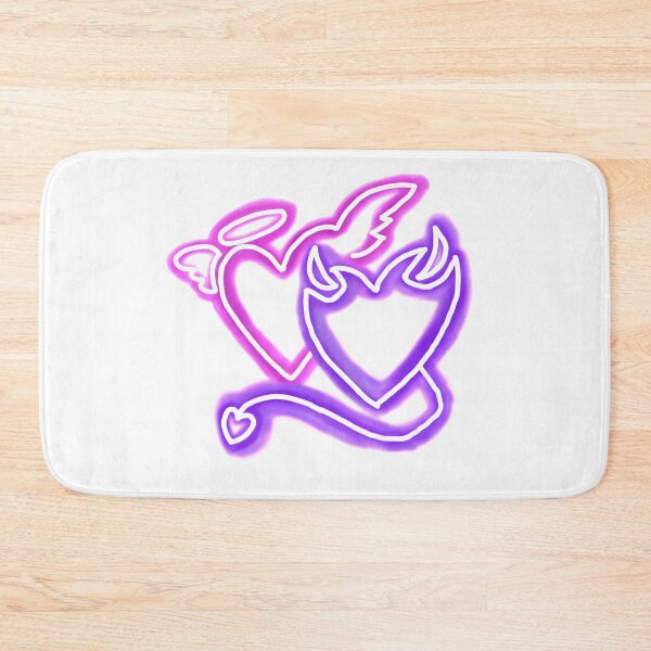 Item preview, Devil and Angel Neon Hearts designed and sold by greys-red12.