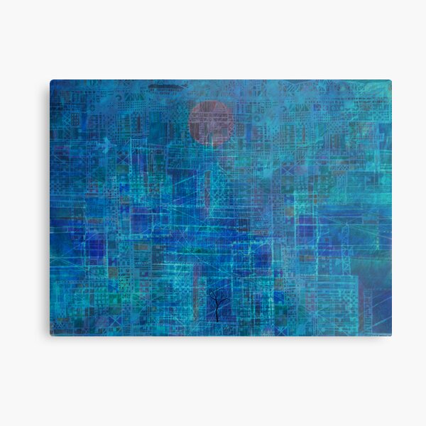 The Last Tree in the City Metal Print