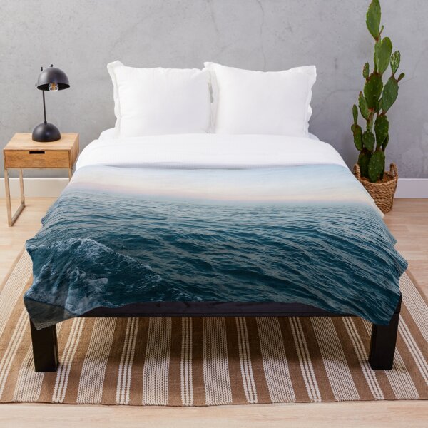 Item preview, Blue ocean waves designed and sold by MalsDar123.
