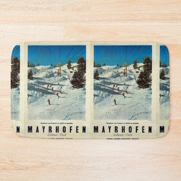 Item preview, Mayrhofen vintage travel poster designed and sold by stickart-marek.