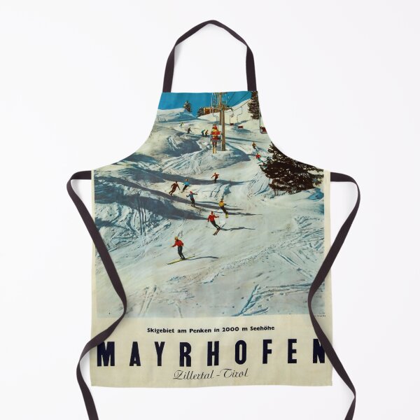 Item preview, Mayrhofen vintage travel poster designed and sold by stickart-marek.