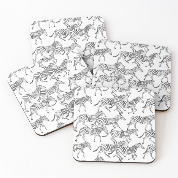 Item preview, Zebras - Watercolor Charcoal designed and sold by littlearrow.