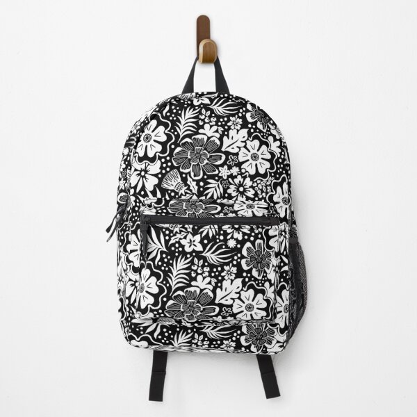 Item preview, Black and White Floral designed and sold by Sharilea.