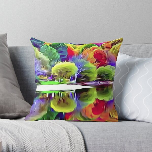 Valley Forge Historical Park Throw Pillow