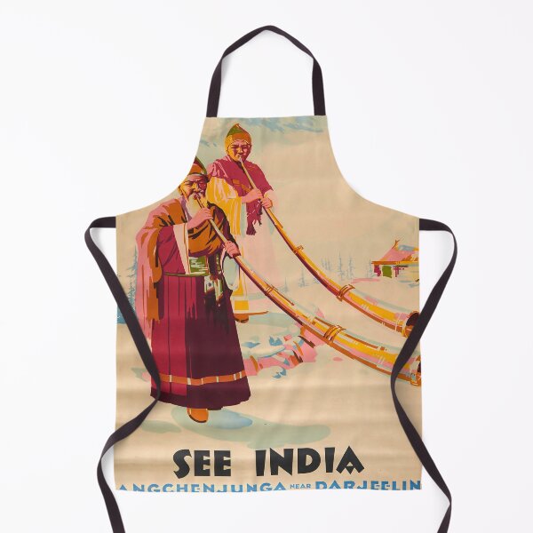 Artikelvorschau, See India vintage travel poster entworfen und verkauft von stickart-marek.