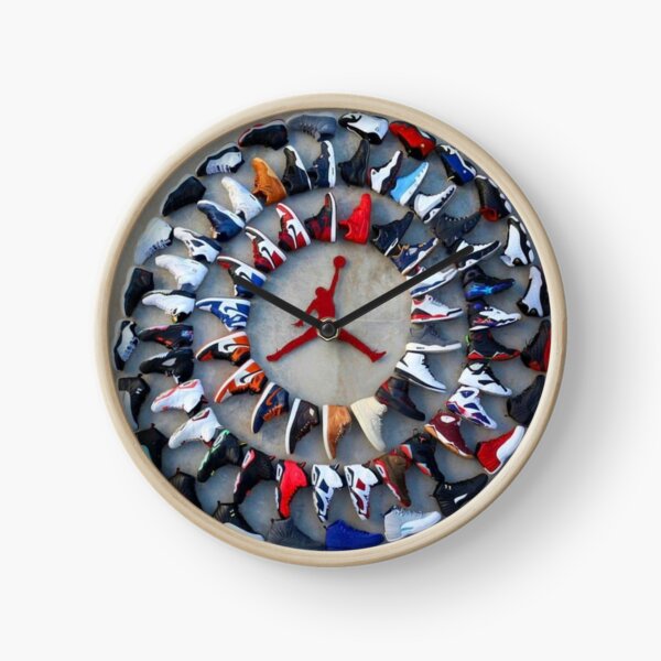 Circle of Sneakers Clock