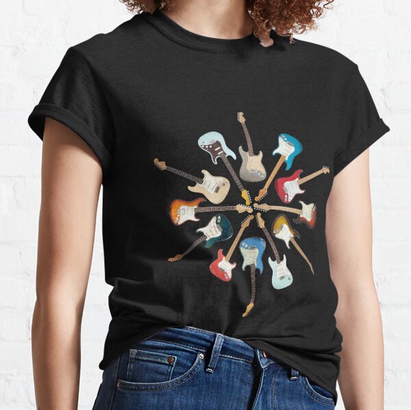 Collection de guitares Fender Vintage T-shirt classique