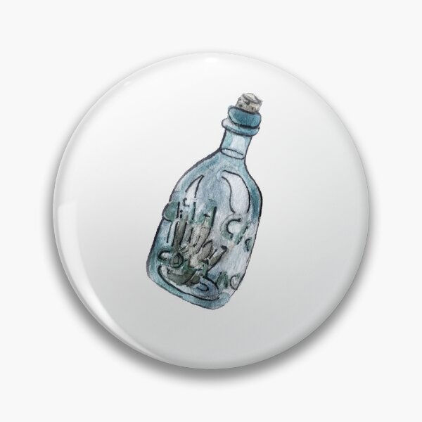 Item preview, Blue Embossed Glass Jar in Watercolor  designed and sold by Regan Ralston.