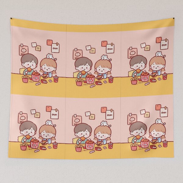 Item preview, Mukbang Couple designed and sold by bebeshark.