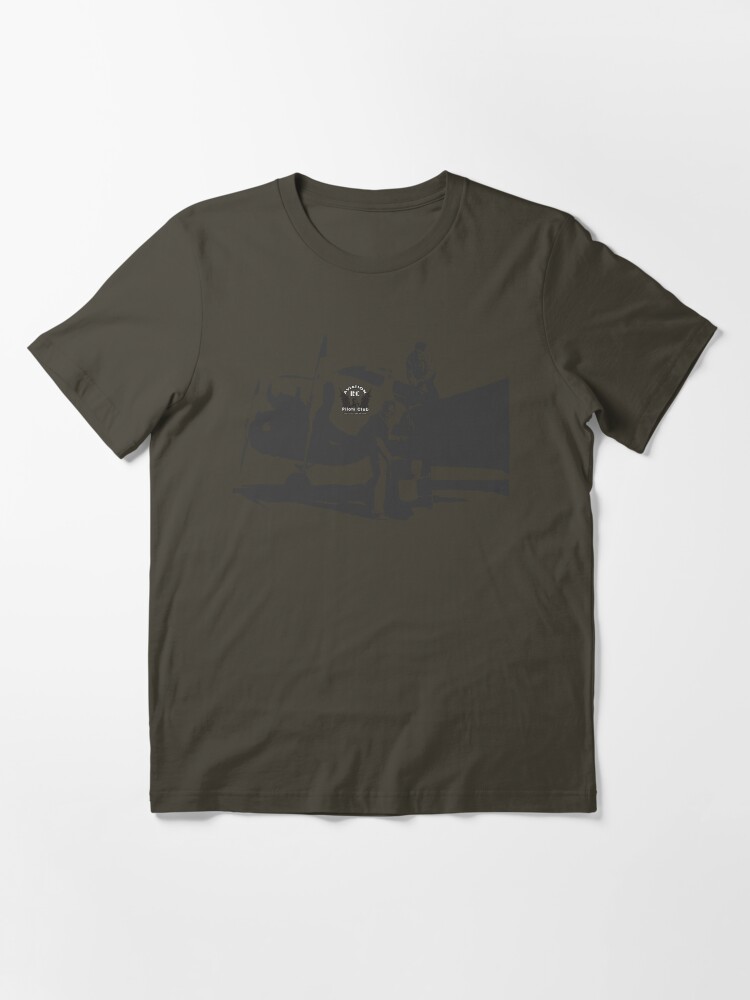 Alternate view of Aviation RC Pilots Club Plane Essential T-Shirt