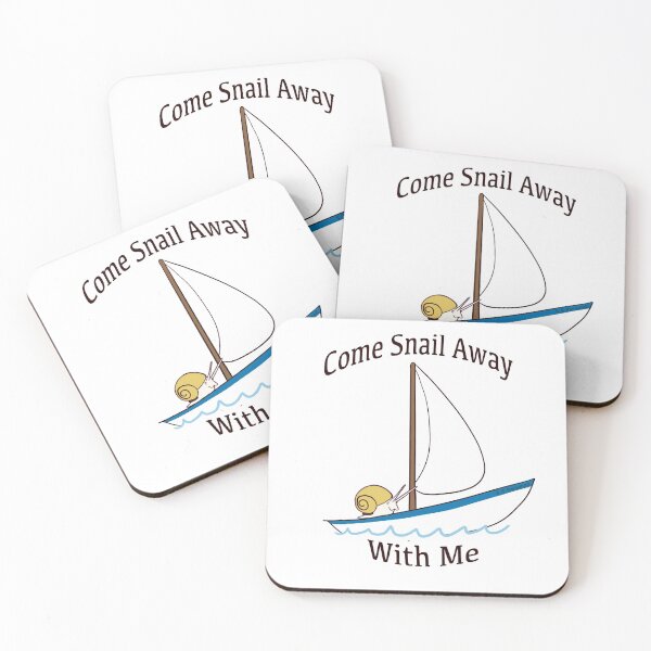 Item preview, Come Snail Away (Gold) designed and sold by nuggetssnails.