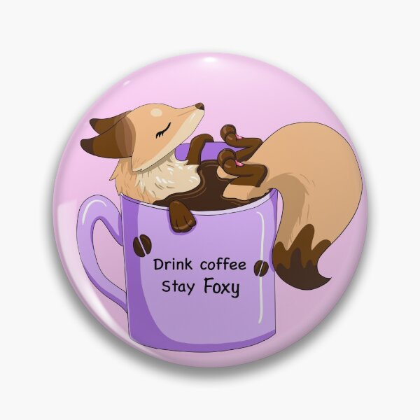 Item preview, Sunny the Fox in a Coffee Mug designed and sold by Lady-Lilac.