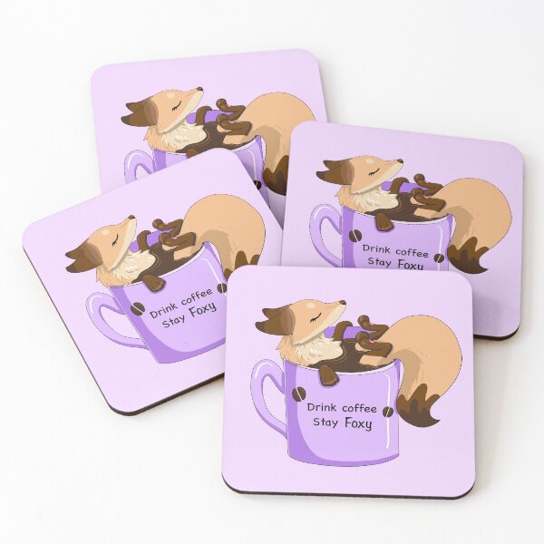 Item preview, Sunny the Fox in a Coffee Mug designed and sold by Lady-Lilac.