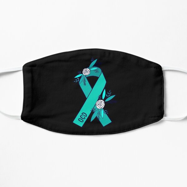 OCD Awareness Teal Ribbon Mask