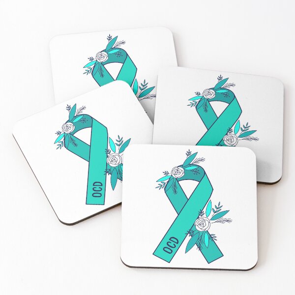 Item preview, OCD Awareness Teal Ribbon designed and sold by lozo828.