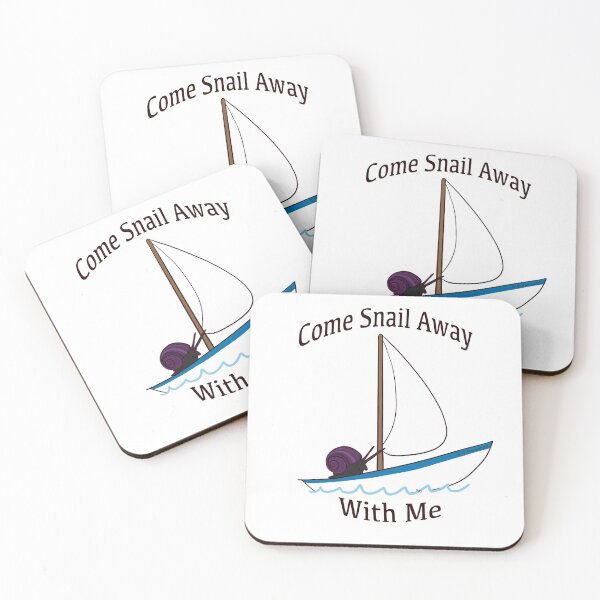 Item preview, Come Snail Away (Purple) designed and sold by nuggetssnails.