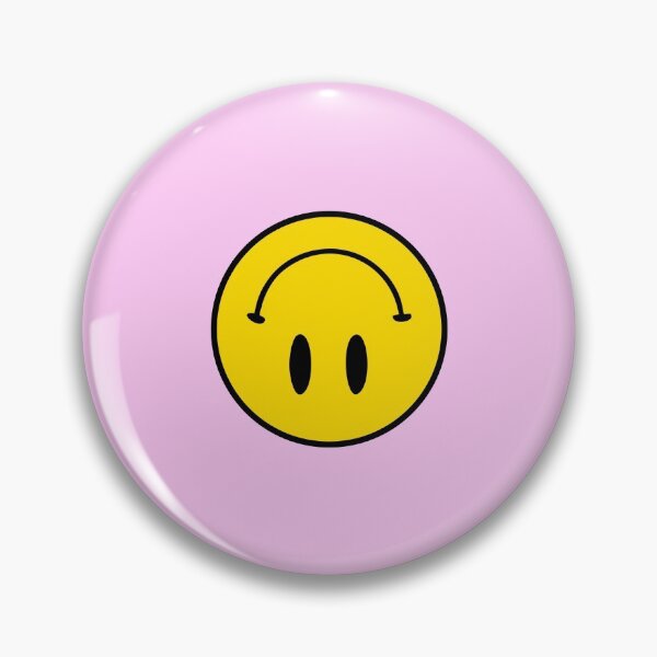 Artikelvorschau, Auf den Kopf gestellt | Glückliches Gesicht | Rosa | entworfen und verkauft von HappyFaceCo.