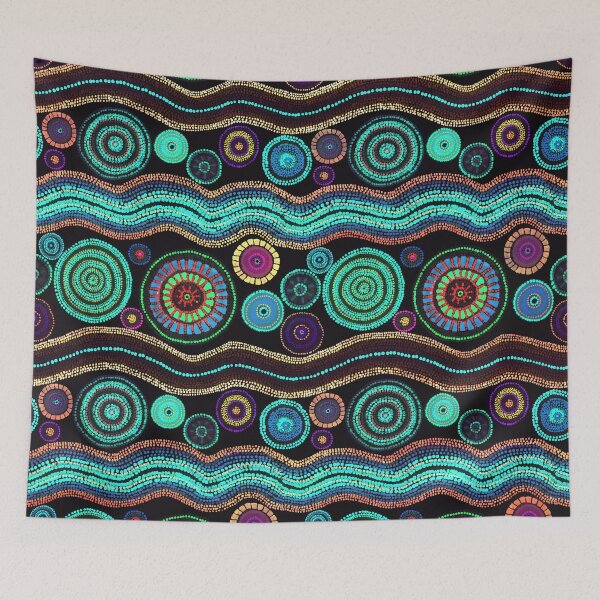 Item preview, bohemian country design designed and sold by Red Witch Art.