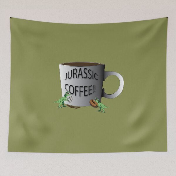 Item preview, Jurassic Coffee designed and sold by colormetabby.