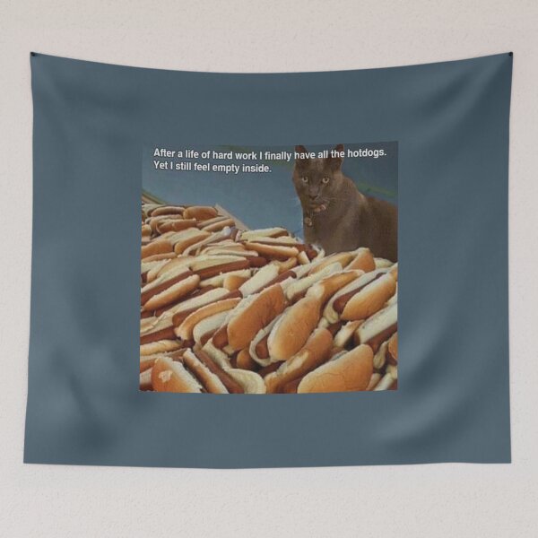 Item preview, Hot Dog the Cat All the Hotdogs designed and sold by NessOkey.