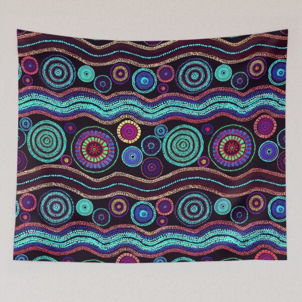 Item preview, bohemian country design 3 designed and sold by Red Witch Art.