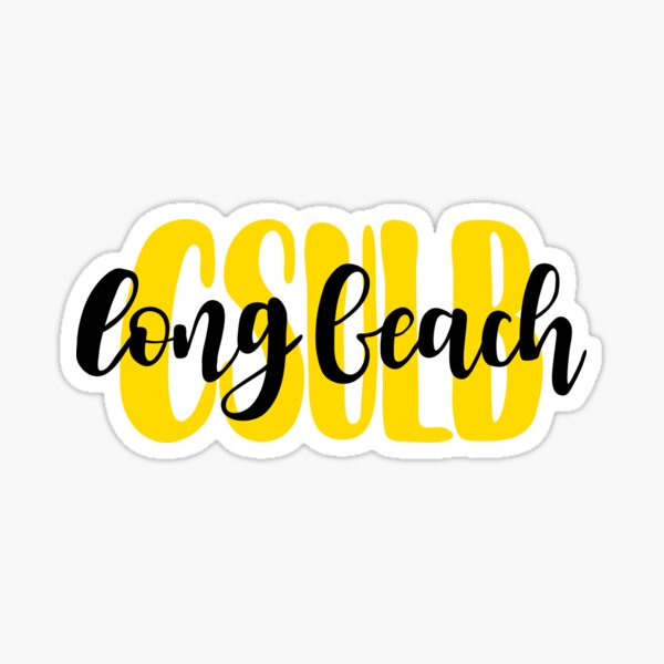 California State University Long Beach Stickers Redbubble - s state of berkley roblox