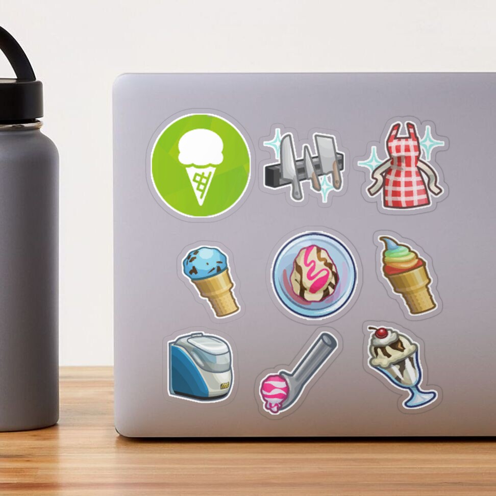 Sims 4 Cool Kitchen Stuff Icon Pack Sticker for Sale by BurritoKitty