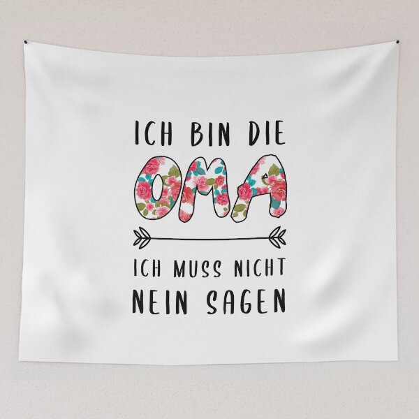 Artikelvorschau, Ich Bin Die Oma Muss Nicht Nein Sagen entworfen und verkauft von khornholio.