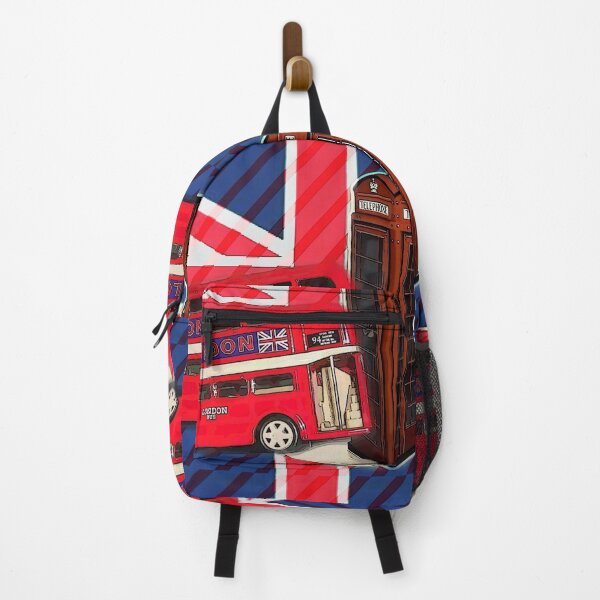 Item preview, 1980s dark academia union jack london bus vintage red telephone booth designed and sold by LEILA ART SPACE.