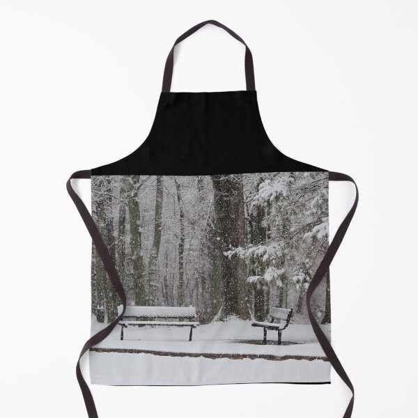Item preview, Snowy Benches designed and sold by Gilda Axelrod.