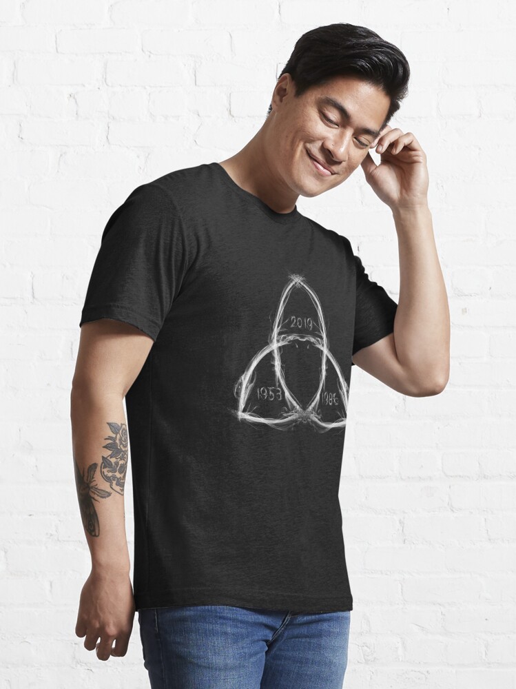 Thumbnail 3 of 7, Essential T-Shirt, Smoky Triquetra designed and sold by Donnie Art.