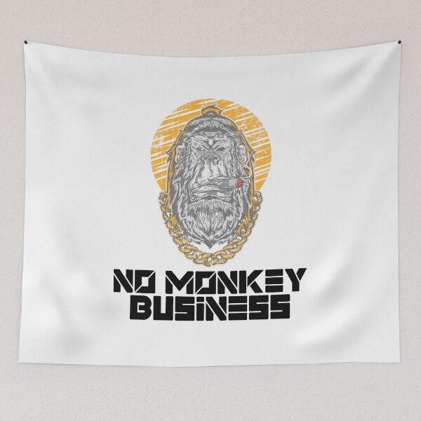 Item preview, Mad Gorilla says NO Monkey Business designed and sold by seesaw-clothing.