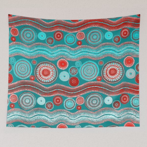 Item preview, bohemian country design designed and sold by Red Witch Art.