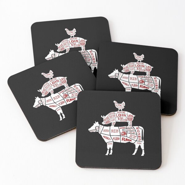 Item preview,  Pork and beef. Perfect gift idea as a grill accessory for everyone who is a chef at the grill and ensures the ideal culinary barbecue evening. No matter if grill master at the barbecue designed and sold by khornholio.