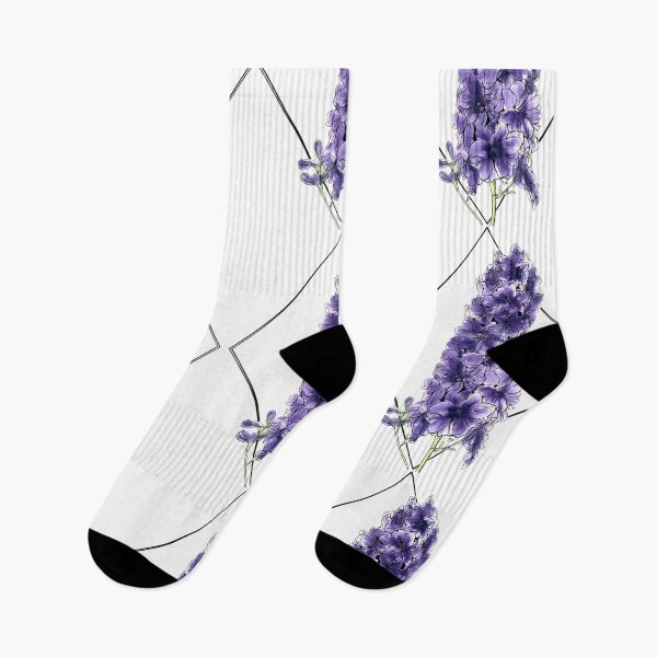 Aperçu de l'œuvre Juillet Naissance Fleur Larkspur créée et vendue par taytacular.