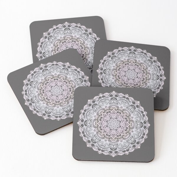 Item preview, Light pink mandala designed and sold by MandalaFlowerArt.
