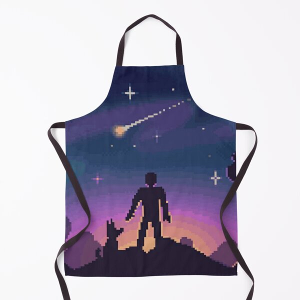 Item preview, Pixelated a Man and his Buddy Stargazing designed and sold by HopeDetour.