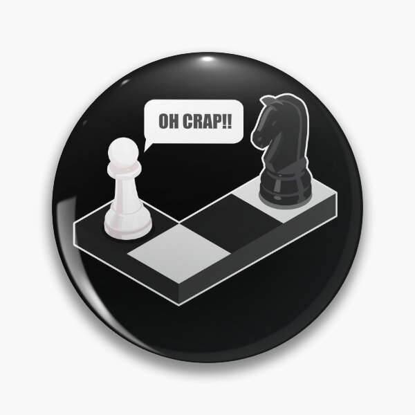 Item preview, Oh Crap! Knight Takes Pawn Chess Board Chess Player Gift Gear designed and sold by DynamicDesign.