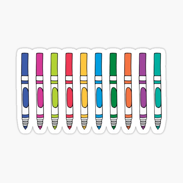 Cute Markers Clip Art