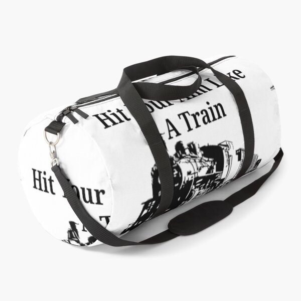 Item preview, Hit your Aim Like A train- White designed and sold by Nameeras ArtWorks.