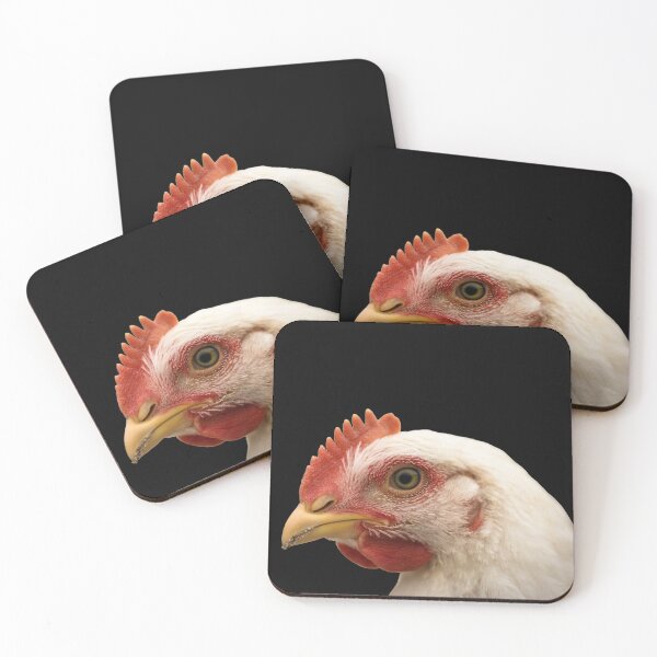 Item preview, White chicken with red crest designed and sold by timg58.