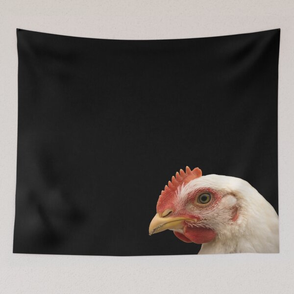 Item preview, White chicken with red crest designed and sold by timg58.